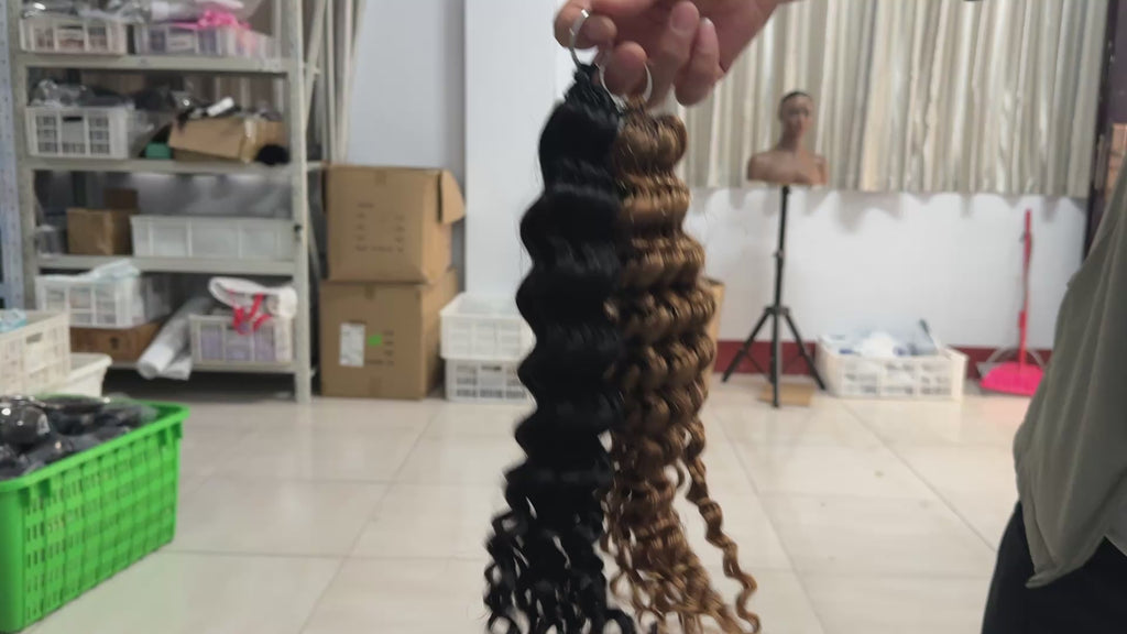 100% Human Hair Crochet Hair Braiding